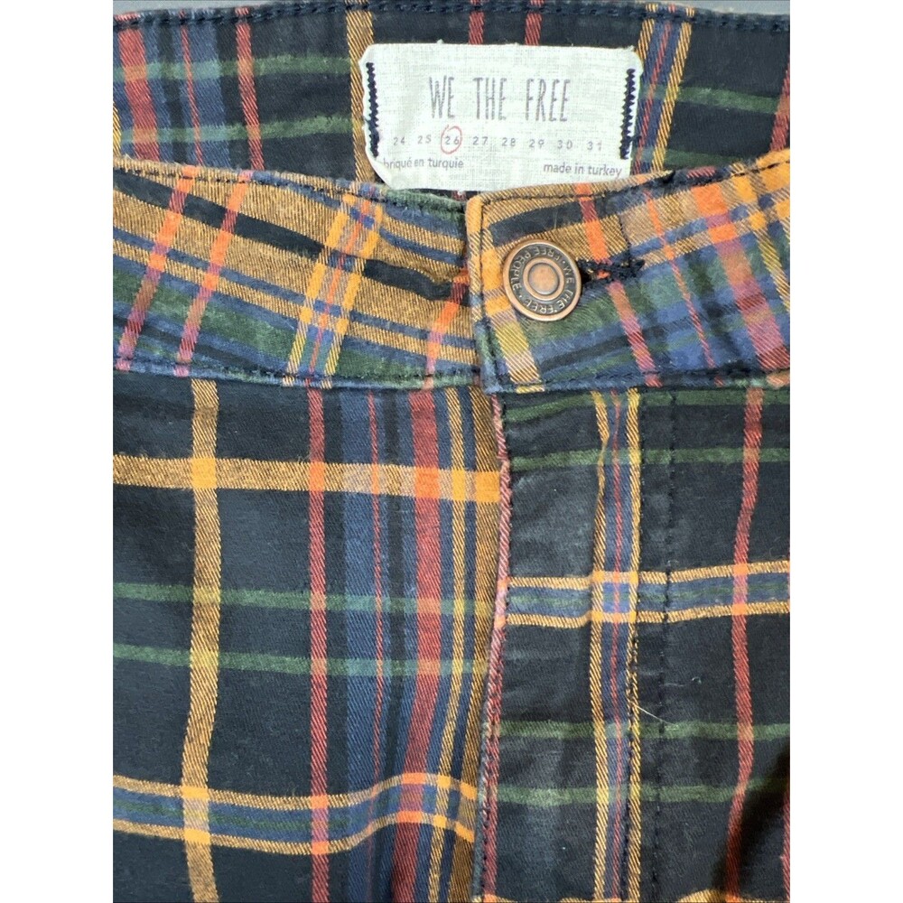 We The Free Plaid Pants Size 26